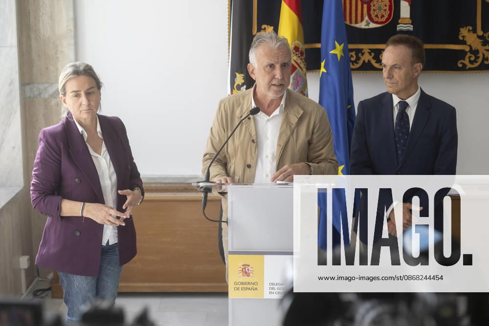Ángel Víctor Torres chairs a meeting of the Situation Committee for the autonomous city of Ceuta I D The Minister of Education, Vocational Training, and Sports, Milagros Tolón, the Minister of Territorial Policy and Democratic Memory, Ángel Víctor Torres, and the Government Delegate in Ceuta, David de la Encina, during the meeting of the Situation Committee for the autonomous city, at the Government Delegation, on September 30, 2026, in Ceuta, Spain. Torres announced that the government will allocate 40.3 million to security and sanitation in Ceuta and that the space next to the prison will be used as a new shelter. SEPTEMBER 30, 2026 Ceuta Ceuta, Spain