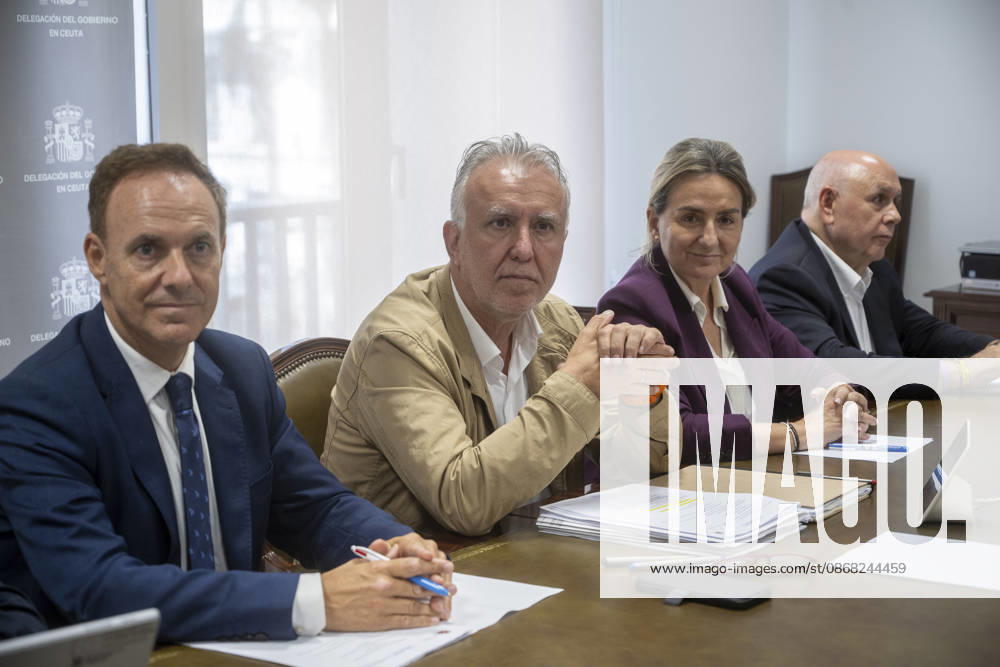 Ángel Víctor Torres chairs a meeting of the Situation Committee for the autonomous city of Ceuta. The Minister of Education, Vocational Training, and Sports, Milagros Tolón 2d, the Minister of Territorial Policy and Democratic Memory, Ángel Víctor Torres 2i, and the Government Delegate in Ceuta, David de la Encina i, during the meeting of the Situation Committee for the autonomous city at the Government Delegation on September 30, 2026, in Ceuta, Spain. Torres announced that the government will allocate 40.3 million to security and sanitation in Ceuta and that the space next to the prison will be designated as a new shelter facility. SEPTEMBER 30, 2026, Ceuta, Spain
