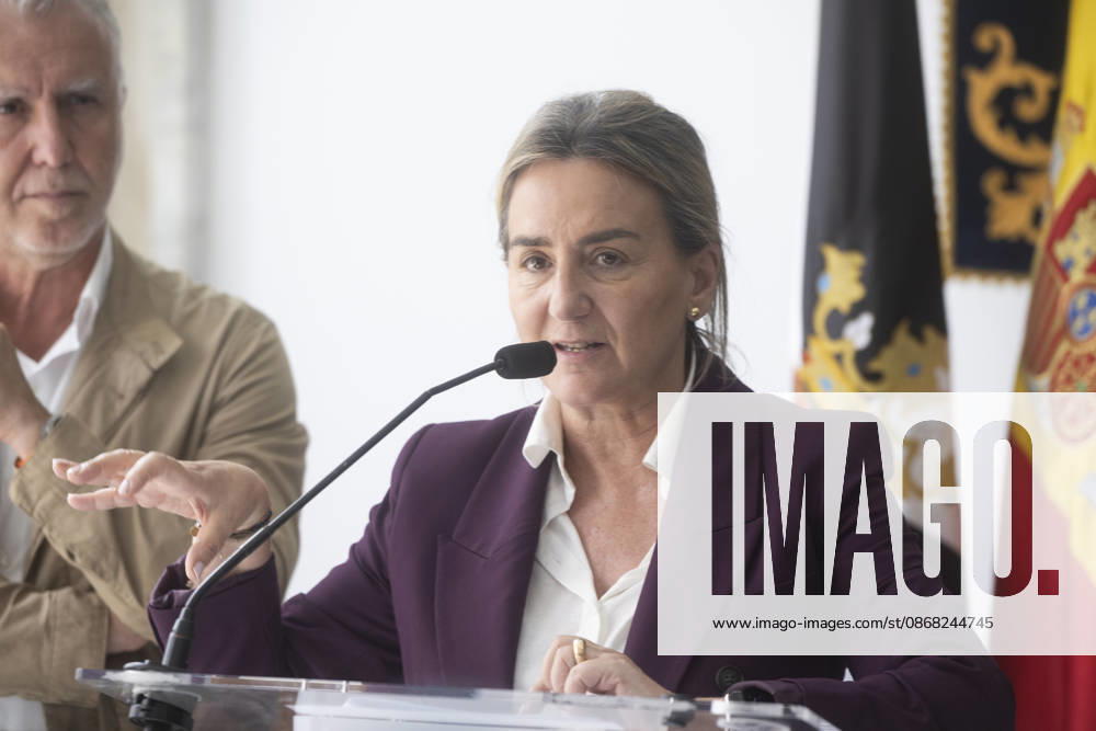Ángel Víctor Torres chairs a meeting of the Situation Committee for the autonomous city of Ceuta. The Minister of Education, Vocational Training, and Sports, Milagros Tolón, during the meeting of the Situation Committee for the autonomous city, held at the Government Delegation on September 30, 2026, in Ceuta, Spain. Torres announced that the government will allocate 40.3 million to security and sanitation in Ceuta and that the area next to the prison will be designated as a new shelter facility. SEPTEMBER 30, 2026 Ceuta, Spain