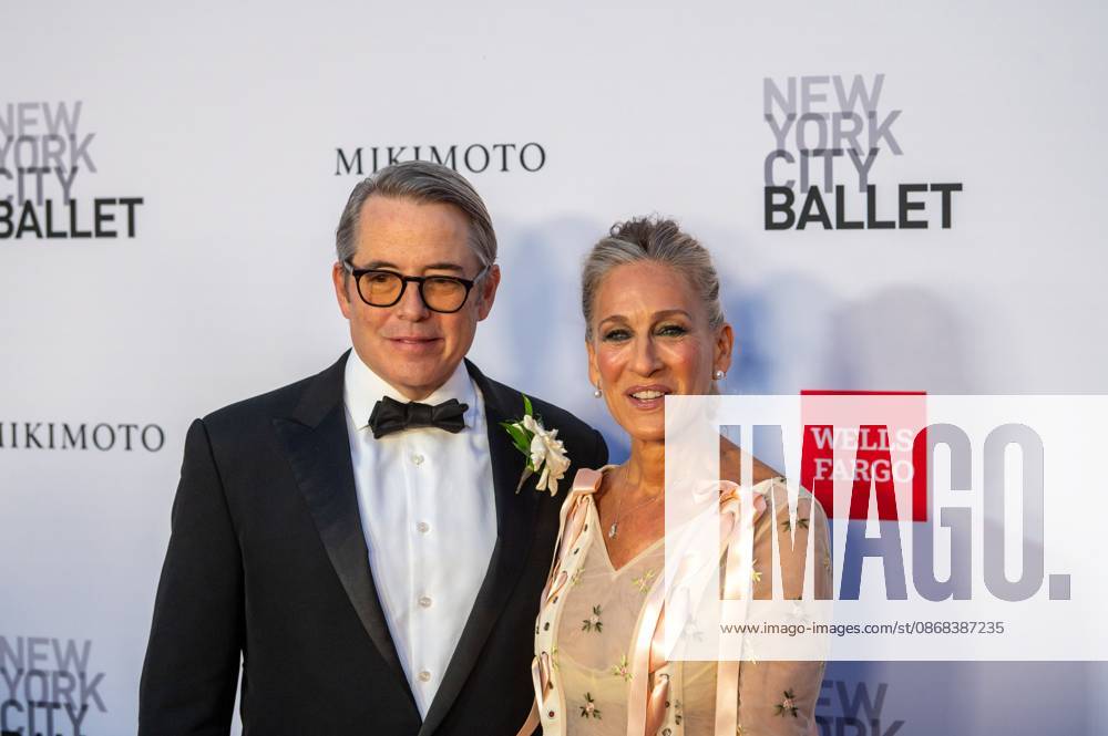(L-R) Matthew Broderick and Sarah Jessica Parker attend.The New York City Ballet 2026 Fall Gala at David H. Koch Theater, Lincoln Center on October 01, 2026 in New York City. New York United States - ZUMAs197 20261001_aaa_s197_898