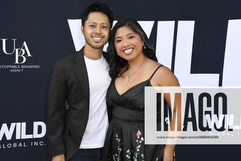 Jonathan Del Rosario, Klara Cu pose on the Red Carpet at the Wildx Talks event at The Fine Art Theater on October 1, 2026 in Hollywood, California. Los Angeles USA - ZUMAs196 20261001_aap_s196_018