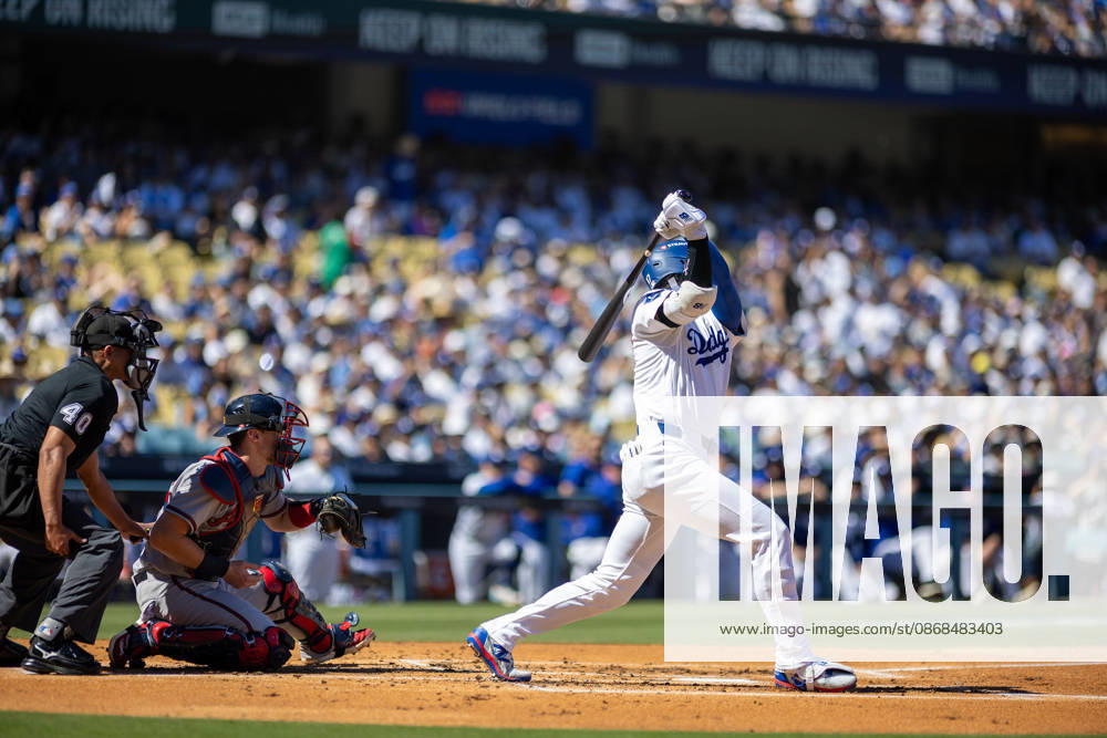 Los Angeles Dodgers Shohei Ohtani during Game 1 of the NLDS between the Los Angeles Dodgers and Atlanta Braves at Dodger Stadium today Saturday 3 October 2026 .I. . Los Angeles USA - ZUMAa60_ 20261003_zaf_a60_015