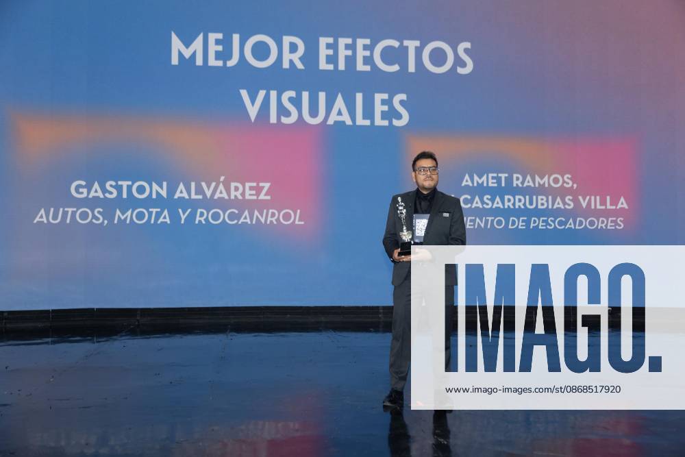 TO-45341 & x2013; Mexico City. October 3, 2026. Gaston Alvarez wins an Ariel Award at the 68th Ariel Awards ceremony presented by the Mexican Academy of Cinematographic Arts and Sciences (AMACC), held at Churubusco Studios in Mexico City. Clasos.com.mx - ZUMAcs4_ 20261004_faa_cs4_010