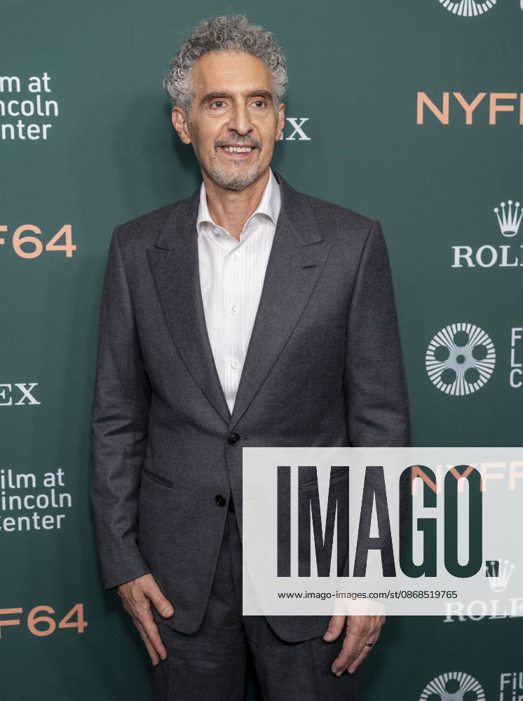 JOHN TURTURRO attends the premiere of A Statement at the 64th annual New York Film Festival at Alice Tully Hall, Lincoln Center in New York. 3 October 2026 New York USA - ZUMAa265 20261003_zep_a265_013