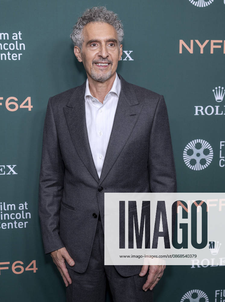 John Turturro attends the 64th New York Film Festival Tom McCarthyâ€⠢s A Statement World Premiere. Held at Alice Tully Hall at Lincoln Center in New York. Zuma Press. October 3, 2026. New York United States - ZUMAp281 20261003_zea_p281_065