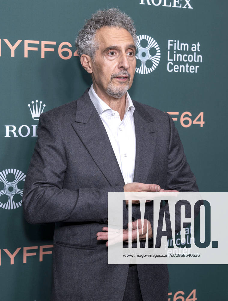 John Turturro attends the 64th New York Film Festival Tom McCarthyâ€⠢s A Statement World Premiere. Held at Alice Tully Hall at Lincoln Center in New York. Zuma Press. October 3, 2026. New York United States - ZUMAp281 20261003_zea_p281_066