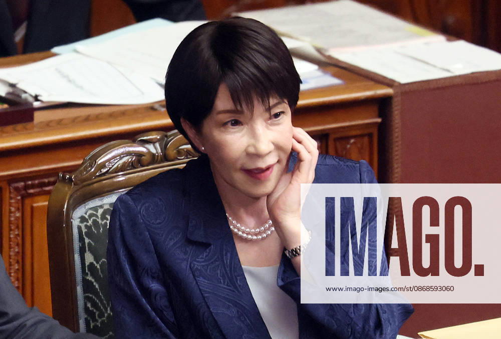 Tokyo, Japan - Japanese Prime Minister Sanae Takaichi smiles after she delivered her policy speech at Lower House s plenary session at the National Diet in Tokyo on Monday, October 5, 2026. The 69-day extraordinary Diet session will convene through December 12. (photo by Yoshio Tsunoda AFLO) aflo_353477593