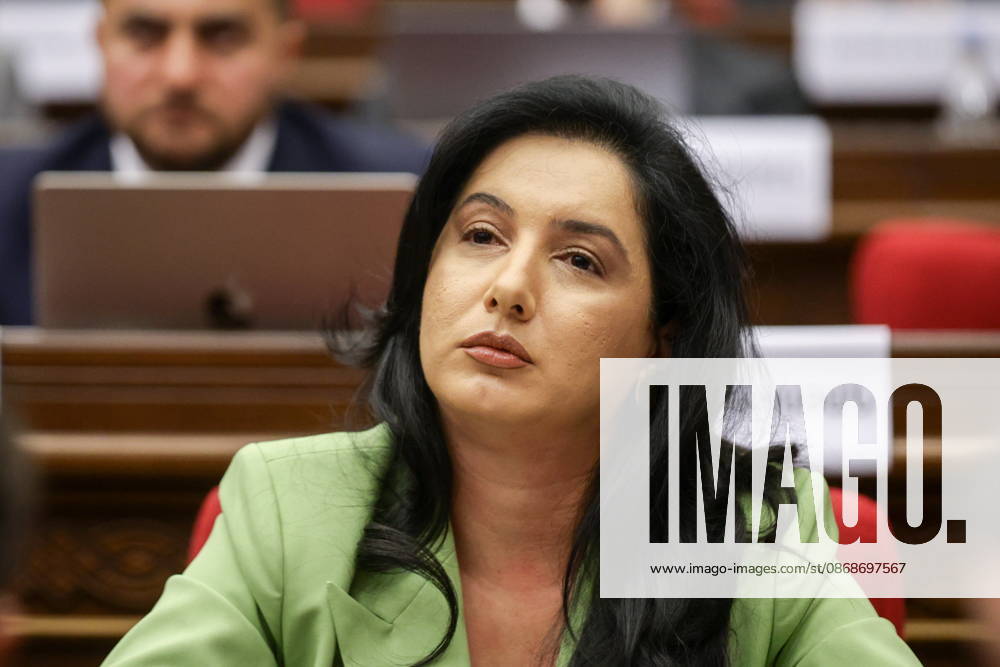 ARMENIA, YEREVAN - OCTOBER 6, 2026: The Strong Armenia Party member Marianna Kagramanyan is pictured during the 2nd session of the Armenian National Assembly of the 9th convocation. Alexander Patrin TASS 98860485