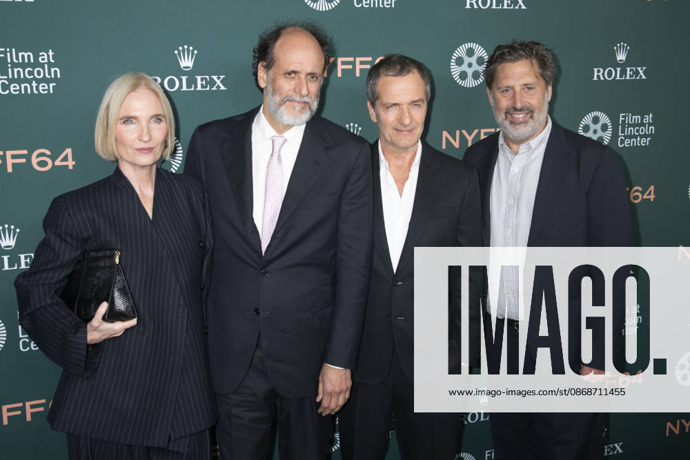 Jennifer Fox, Luca Guadagnino, David Heyman und Jeff Clifford bei der Premiere des Kinofilms Artificial auf dem 64. New York Film Festival in der Alice Tully Hall im Lincoln Center. New York