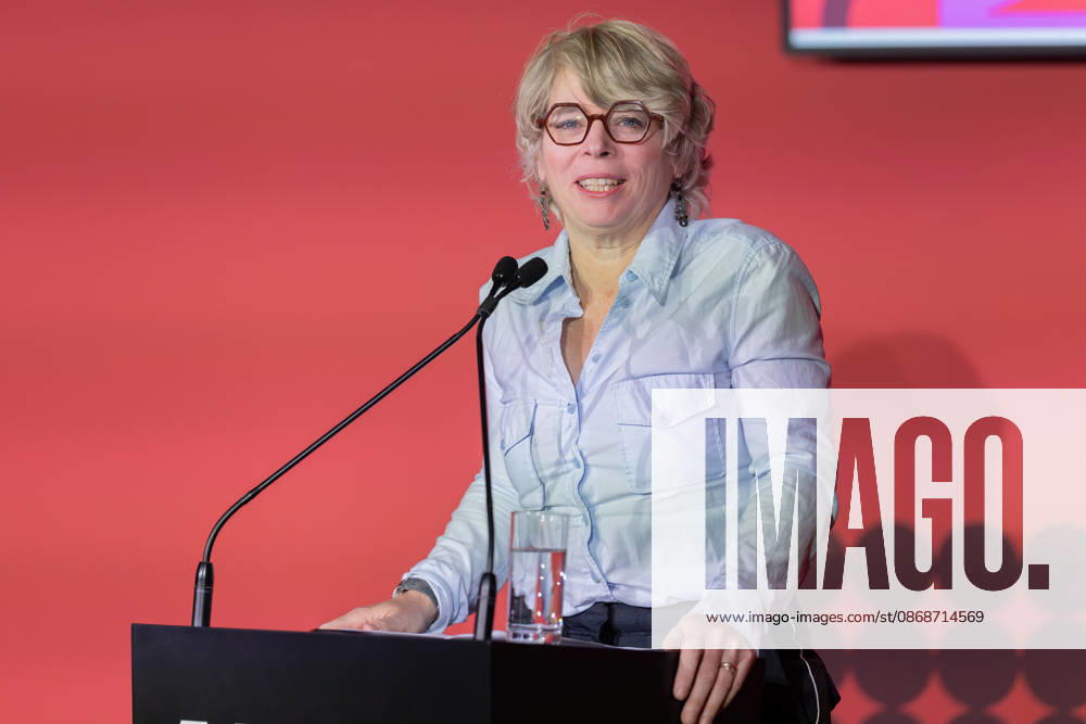 Buchmesse Frankfurt 2026 Jill Lepore, US-amerikanische Historikerin und Autorin. Eröffnungspressekonferenz der Buchmesse Frankfurt 2026., Frankfurt am Main Hessen Deutschland Messegelände