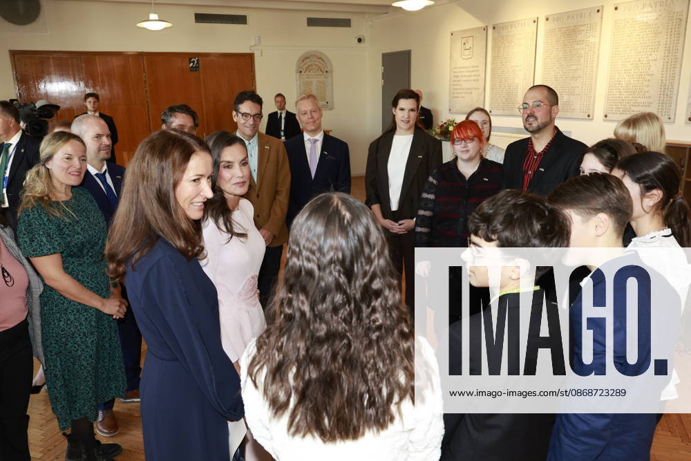 Finland Queen Letizia and Suzanne Innes-Stubb on the 1st day of the 2 day statevisit to Finland. Â
