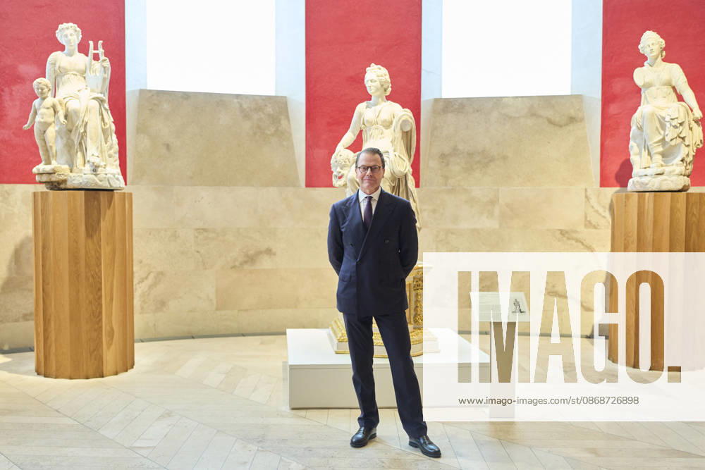 Museum Prince Daniel of Sweden attended the re-inauguration of Queen Christinas sculpture collection at the Museo del Prado, Madrid. No Spain Â