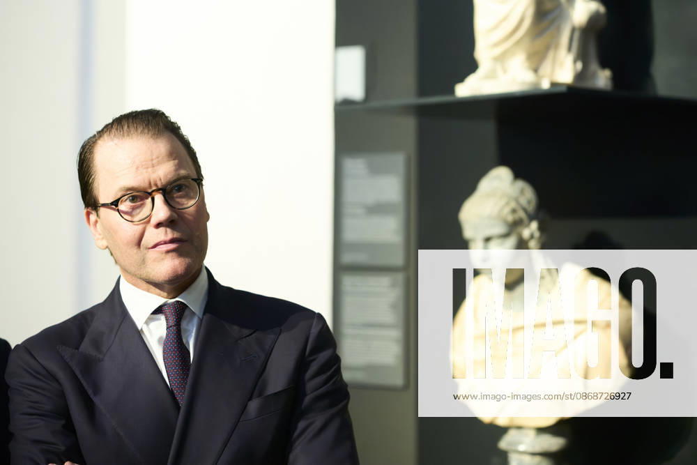 Museum Prince Daniel of Sweden attended the re-inauguration of Queen Christinas sculpture collection at the Museo del Prado, Madrid. No Spain Â