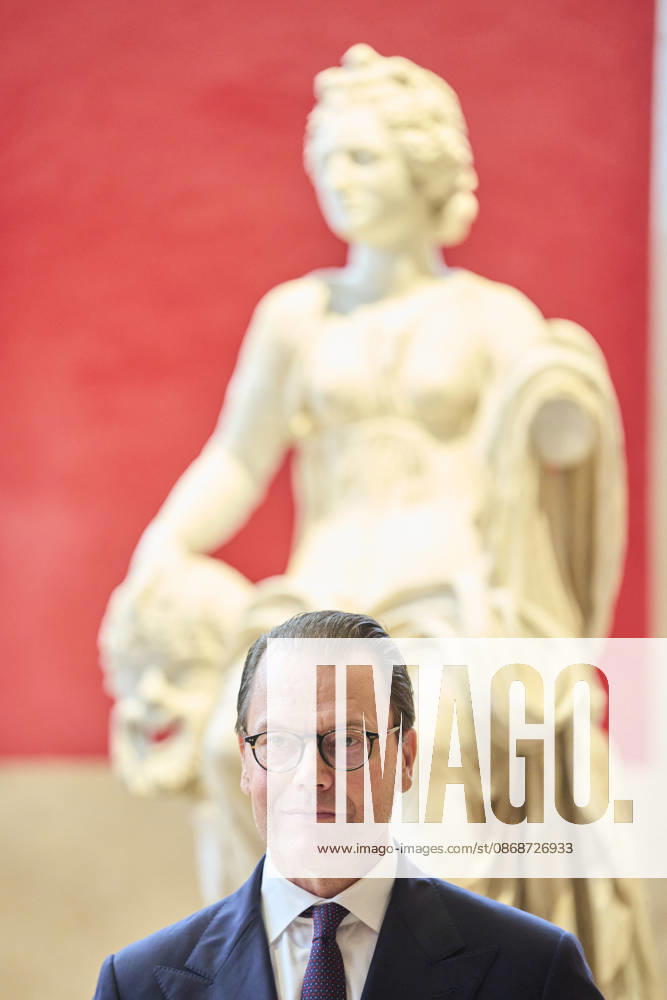 Museum Prince Daniel of Sweden attended the re-inauguration of Queen Christinas sculpture collection at the Museo del Prado, Madrid. No Spain Â