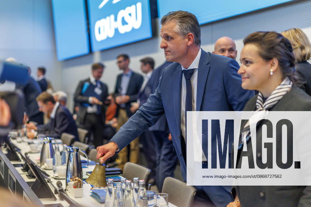 Fraktionssitzung CDU CSU Thorsten Frei (CDU), Fraktionsvorsitzender bei einer Fraktionssitzung am 06.10.2026 in Berlin. Berlin Berlin Deutschland Bundestag