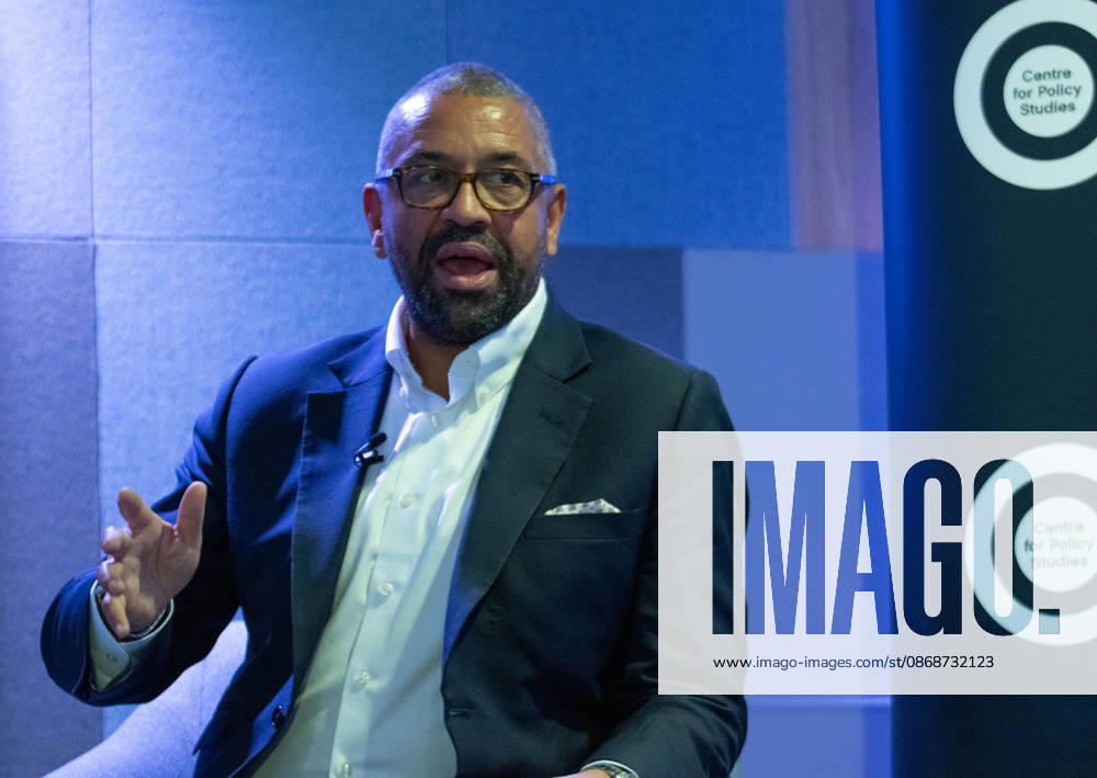 Candidate for Mayor of London James Cleverly in Birmingham, UK - 06 Oct 2026 Mayor candidate of London, Sir James Cleverly delivers a keynote policy speech on housing development and planning inside the auditorium at the Conservative Party Conference. Cleverly outlined proposals targeting homes affordability, brownfield regeneration, infrastructure zoning, and reforms to the London Plan. Birmingham United Kingdom