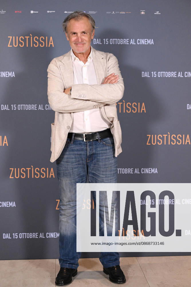 Fabrizio Ferracane during the photocall for the presentation of the film Zustissia, inspired by the true story of the longest miscarriage of justice in Italian history, 33 years of wrongful imprisonment. Rome, October 6, 2026 Rome Italy - ZUMAa289 20261006_zia_a289_040