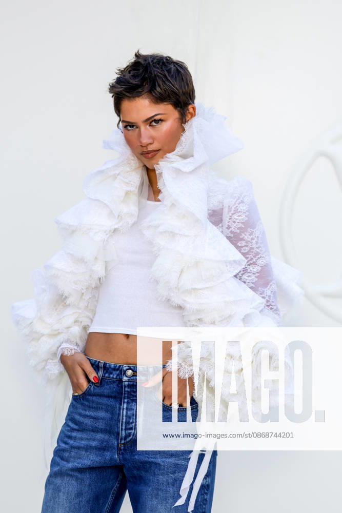 Zendaya at the photocall for the Louis Vuitton Spring Summer 2027 Women’s Ready-to-Wear show during Paris Fashion Week (PFW) at the Cité internationale universitaire de Paris, France, on October 6, 2026. Olivier Borde, Bestimage. Photocall at the Louis Vuitton Women’s Ready-to-Wear Spring Summer 2027 show as part of Paris Fashion Week on October 6, 2026, in Paris, France. Paris, France