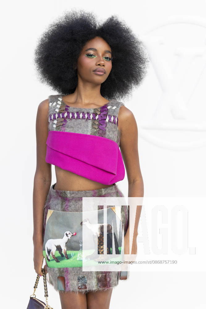 Joyce Cisse at the photocall for the Louis Vuitton Women’s Ready-to-Wear Spring Summer 2027 show during Paris Fashion Week (PFW) at the Cité internationale universitaire de Paris, France, on October 6, 2026. Olivier Borde, Bestimage. Photocall at the Louis Vuitton Women’s Ready-to-Wear Spring Summer 2027 show as part of Paris Fashion Week on October 6, 2026, in Paris, France.
