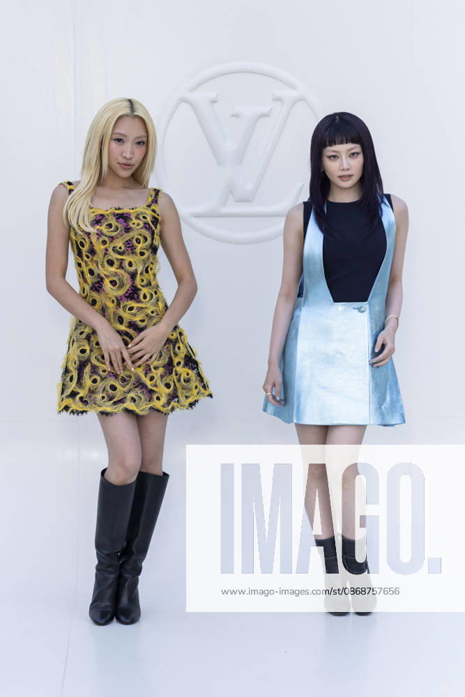 MAY and HINATA at the photocall for the Louis Vuitton Women’s Ready-to-Wear Spring Summer 2027 show during Paris Fashion Week (PFW) at the Cité internationale universitaire de Paris, France, on October 6, 2026. Olivier Borde, Bestimage. Photocall at the Louis Vuitton Women’s Ready-to-Wear Spring Summer 2027 show as part of Paris Fashion Week on October 6, 2026, in Paris, France.