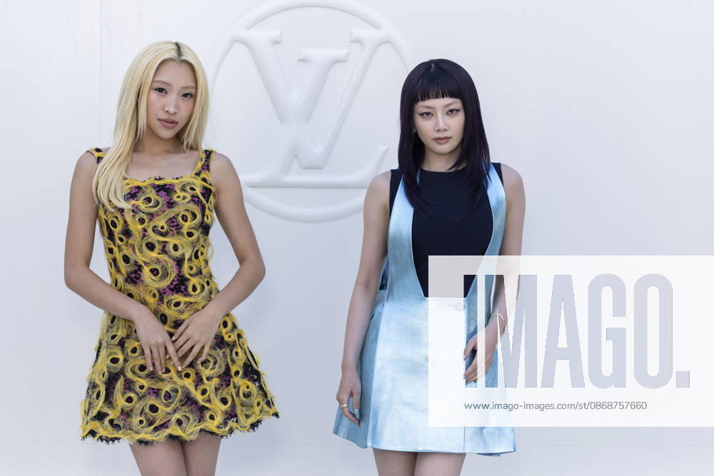 MAY and HINATA at the photocall for the Louis Vuitton Women’s Ready-to-Wear Spring Summer 2027 show during Paris Fashion Week (PFW) at the Cité internationale universitaire de Paris, France, on October 6, 2026. Olivier Borde, Bestimage. Photocall at the Louis Vuitton Women’s Ready-to-Wear Spring Summer 2027 show as part of Paris Fashion Week on October 6, 2026, in Paris, France.
