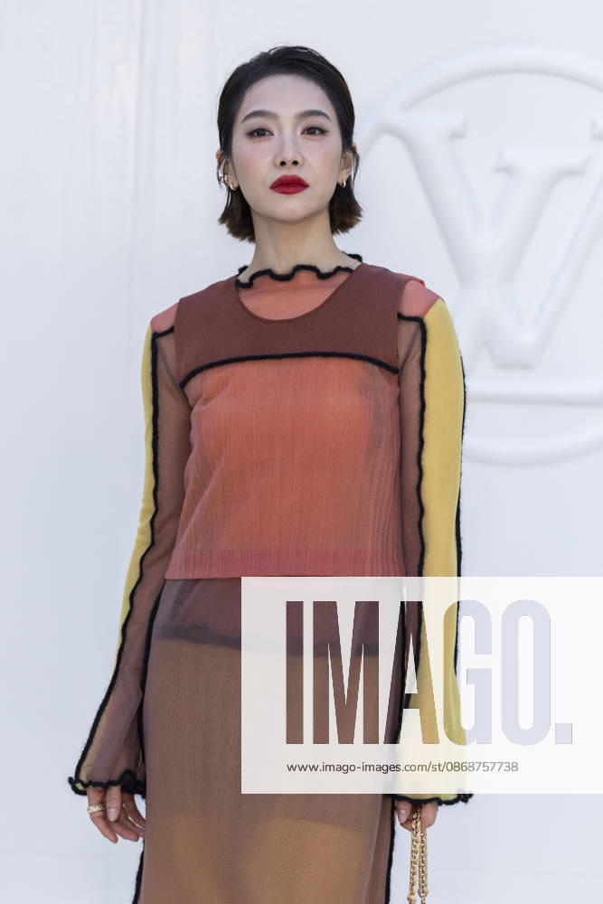 Victoria Song at the photocall for the Louis Vuitton Spring Summer 2027 Women’s Ready-to-Wear collection during Paris Fashion Week (PFW) at the Cité internationale universitaire de Paris, France, on October 6, 2026. Olivier Borde, Bestimage. Photocall at the Louis Vuitton Women’s Ready-to-Wear Spring Summer 2027 show as part of Paris Fashion Week on October 6, 2026, in Paris, France.