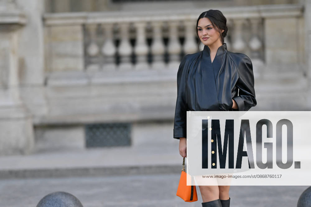 PFW Louis Vuitton Outside Arrivals Anna Lambe arriving at Louis Vuitton show during Paris Fashion Week, in Paris, France on 6 October 2026. Photo by Julien Reynaud APS-Medias ABACAPRESS.COM Paris France