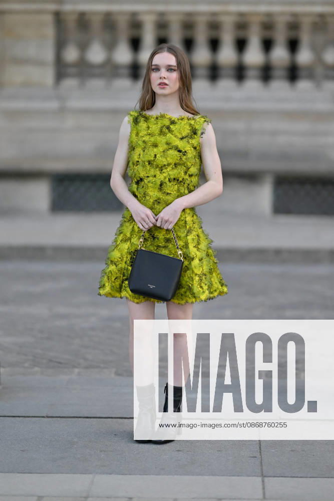 PFW Louis Vuitton Outside Arrivals Summer H. Howell arriving at Louis Vuitton show during Paris Fashion Week, in Paris, France on 6 October 2026. Photo by Julien Reynaud APS-Medias ABACAPRESS.COM Paris France