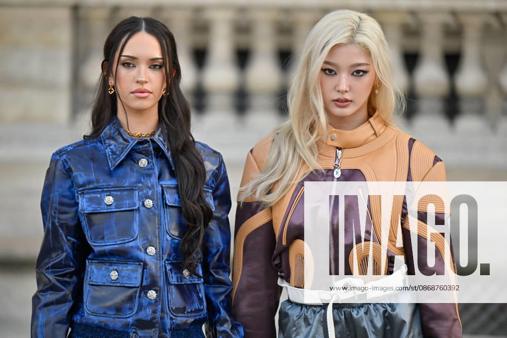PFW Louis Vuitton Outside Arrivals Daniela Avanzini, Yoonchae arriving at Louis Vuitton show during Paris Fashion Week, in Paris, France on 6 October 2026. Photo by Julien Reynaud APS-Medias ABACAPRESS.COM Paris France