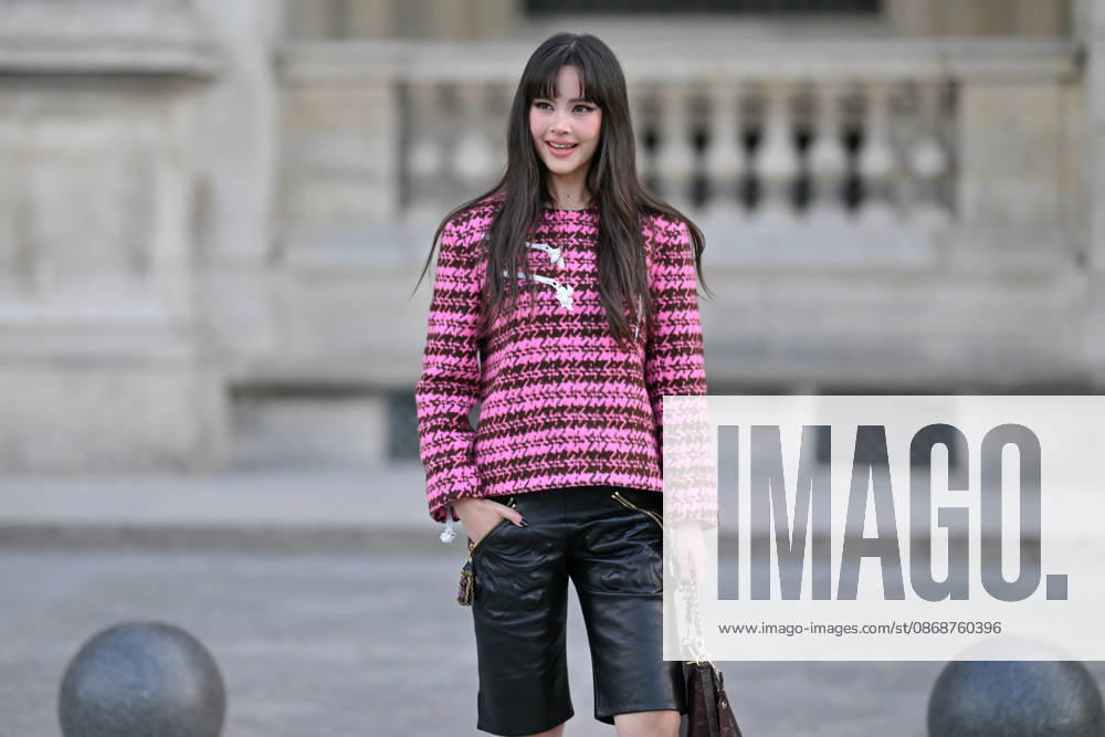 PFW Louis Vuitton Outside Arrivals Urassaya Sperbund arriving at Louis Vuitton show during Paris Fashion Week, in Paris, France on 6 October 2026. Photo by Julien Reynaud APS-Medias ABACAPRESS.COM Paris France