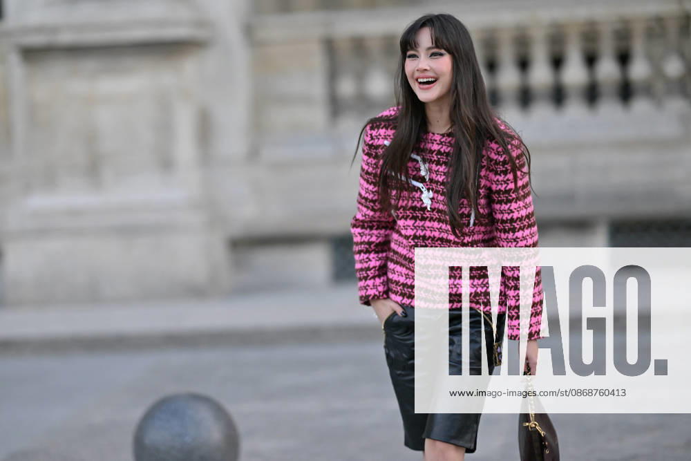 PFW Louis Vuitton Outside Arrivals Urassaya Sperbund arriving at Louis Vuitton show during Paris Fashion Week, in Paris, France on 6 October 2026. Photo by Julien Reynaud APS-Medias ABACAPRESS.COM Paris France