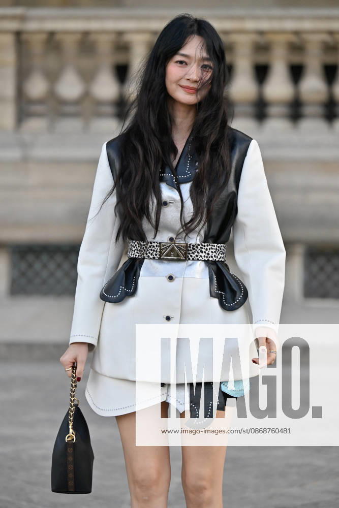 PFW Louis Vuitton Outside Arrivals Shin Min-a arriving at Louis Vuitton show during Paris Fashion Week, in Paris, France on 6 October 2026. Photo by Julien Reynaud APS-Medias ABACAPRESS.COM Paris France
