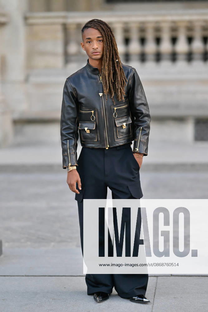 PFW Louis Vuitton Outside Arrivals Jaden Smith arriving at Louis Vuitton show during Paris Fashion Week, in Paris, France on 6 October 2026. Photo by Julien Reynaud APS-Medias ABACAPRESS.COM Paris France