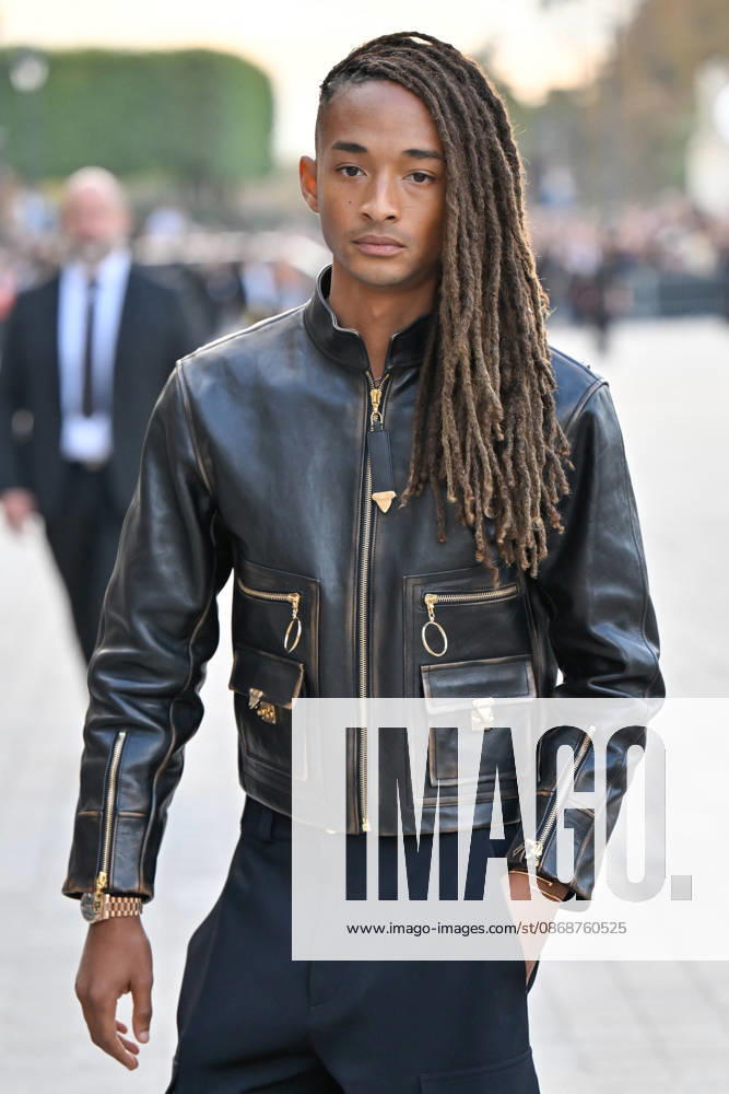 PFW Louis Vuitton Outside Arrivals Jaden Smith arriving at Louis Vuitton show during Paris Fashion Week, in Paris, France on 6 October 2026. Photo by Julien Reynaud APS-Medias ABACAPRESS.COM Paris France
