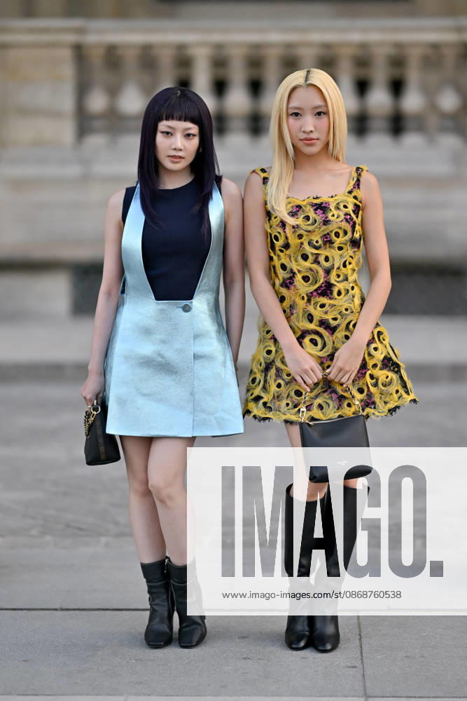 PFW Louis Vuitton Outside Arrivals HINATA, MAYA arriving at Louis Vuitton show during Paris Fashion Week, in Paris, France on 6 October 2026. Photo by Julien Reynaud APS-Medias ABACAPRESS.COM Paris France