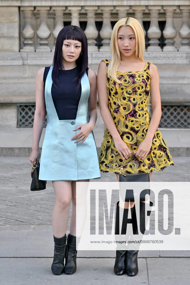 PFW Louis Vuitton Outside Arrivals HINATA, MAYA arriving at Louis Vuitton show during Paris Fashion Week, in Paris, France on 6 October 2026. Photo by Julien Reynaud APS-Medias ABACAPRESS.COM Paris France