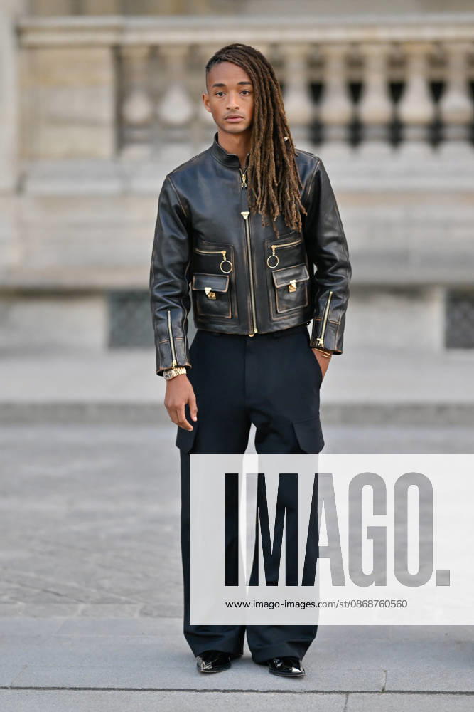PFW Louis Vuitton Outside Arrivals Jaden Smith arriving at Louis Vuitton show during Paris Fashion Week, in Paris, France on 6 October 2026. Photo by Julien Reynaud APS-Medias ABACAPRESS.COM Paris France