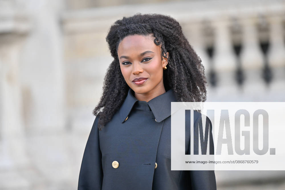 PFW Louis Vuitton Outside Arrivals Maya Boyd arriving at Louis Vuitton show during Paris Fashion Week, in Paris, France on 6 October 2026. Photo by Julien Reynaud APS-Medias ABACAPRESS.COM Paris France