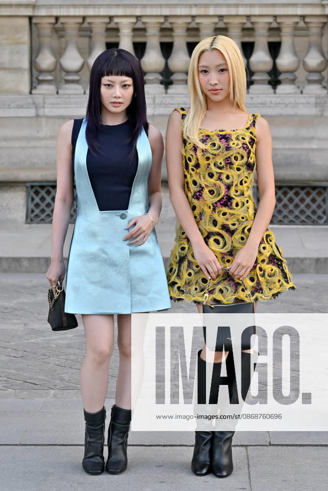 PFW Louis Vuitton Outside Arrivals HINATA, MAYA arriving at Louis Vuitton show during Paris Fashion Week, in Paris, France on 6 October 2026. Photo by Julien Reynaud APS-Medias ABACAPRESS.COM Paris France