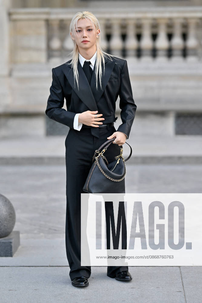 PFW Louis Vuitton Outside Arrivals Felix arriving at Louis Vuitton show during Paris Fashion Week, in Paris, France on 6 October 2026. Photo by Julien Reynaud APS-Medias ABACAPRESS.COM Paris France
