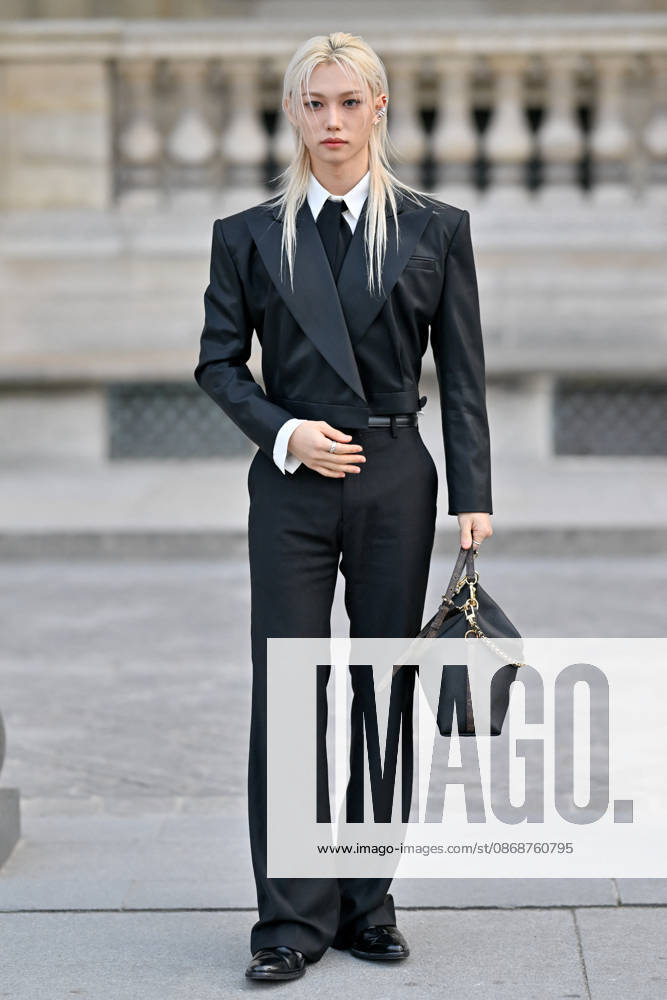 PFW Louis Vuitton Outside Arrivals Felix arriving at Louis Vuitton show during Paris Fashion Week, in Paris, France on 6 October 2026. Photo by Julien Reynaud APS-Medias ABACAPRESS.COM Paris France