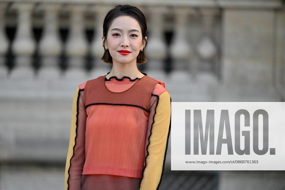 PFW Louis Vuitton Outside Arrivals Victoria Song arriving at Louis Vuitton show during Paris Fashion Week, in Paris, France on 6 October 2026. Photo by Julien Reynaud APS-Medias ABACAPRESS.COM Paris France