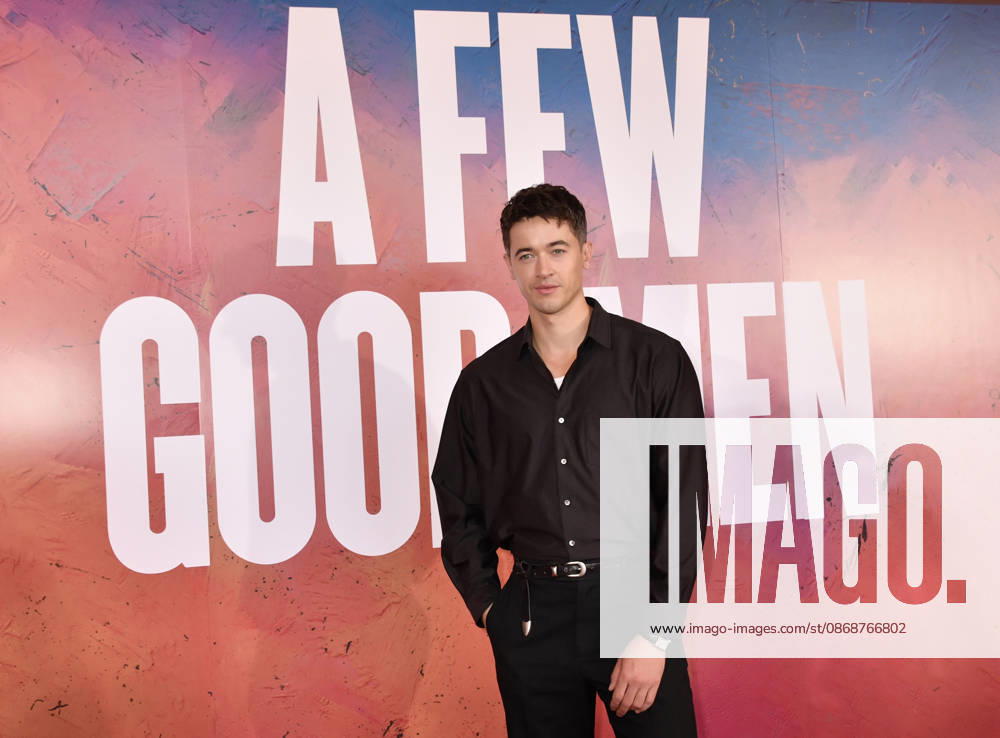 NEW YORK, NY- OCTOBER 6: Tom Blyth at the press conference for A Few Good Men at Lincoln Center Theater in the Vivian Beaumont Theatre on October 6, 2026 in New York City.