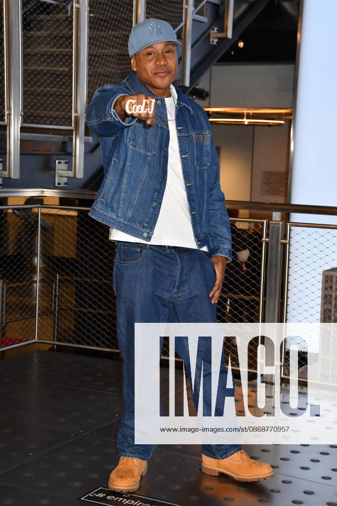 NEW YORK, NY- OCTOBER 6: LL Cool J at the Empire State Building to Celebrate the Premiere of CBS New Drama, NCIS: NEW YORK on October 6, 2026 in New York City.