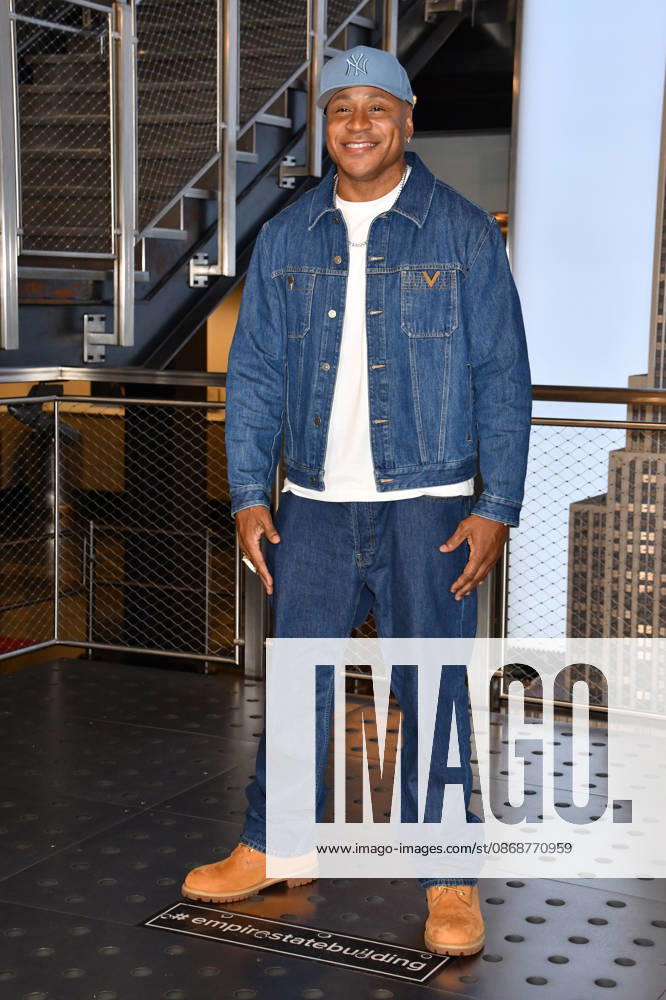 NEW YORK, NY- OCTOBER 6: LL Cool J at the Empire State Building to Celebrate the Premiere of CBS New Drama, NCIS: NEW YORK on October 6, 2026 in New York City.