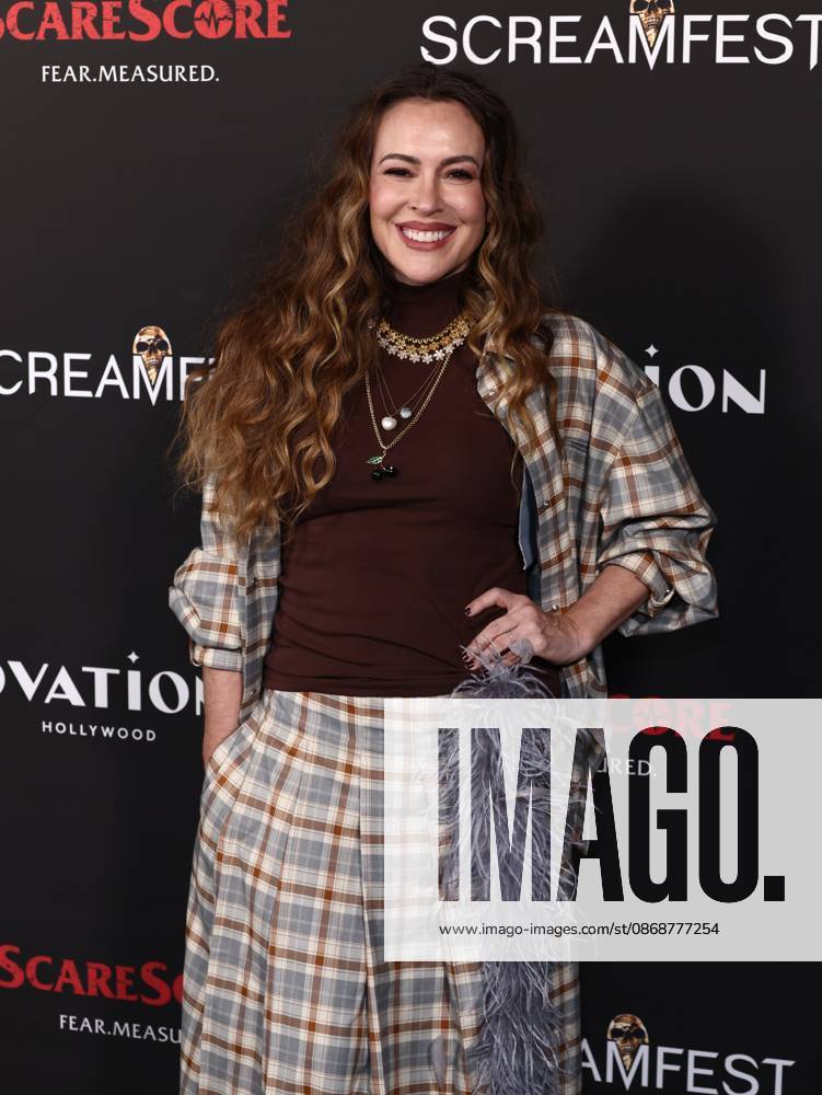 26th Annual Screamfest Horror Film Festival - Opening Night - World Premiere Of Jeremy Weiss The Night Driver Alyssa Milano at the 26th Annual Screamfest Horror Film Festival - Opening Night - World Premiere Of Jeremy Weiss The Night Driver held at TCL Chinese 6 Theatres at Ovation Hollywood on October 6, 2026 in Hollywood, Los Angeles, California, United States. Hollywood California United States