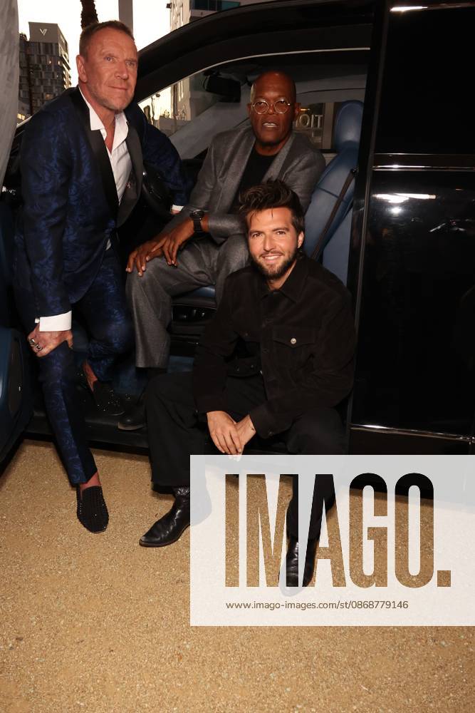 Los Angeles CA Oct 6: Renny Harlin, Samuel L. Jackson and Guy Burnet at the film Premiere of The Beast on October6, 2026 Credit: USA - ZUMAa123 20261006_zaa_a123_139