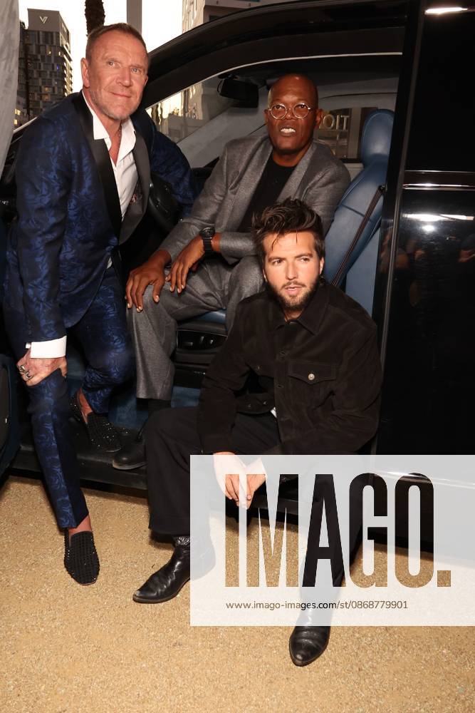 Los Angeles CA Oct 6: Renny Harlin, Samuel L. Jackson and Guy Burnet at the film Premiere of The Beast on October6, 2026 Credit: USA - ZUMAa123 20261006_zaa_a123_200