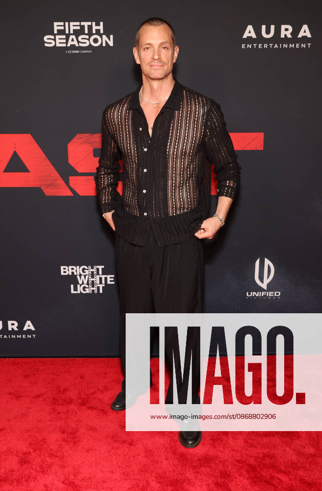 Inside arrivals for the Los Angeles premiere of The Beast at the Academy Museum of Motion Pictures Featuring: Joel Kinnaman Where: Los Angeles, California, United States When: 07 Oct 2026 Credit: Faye s Vision Cover Images . NOT FOR USE BY NEWSPAPERS BASED IN THE UK.