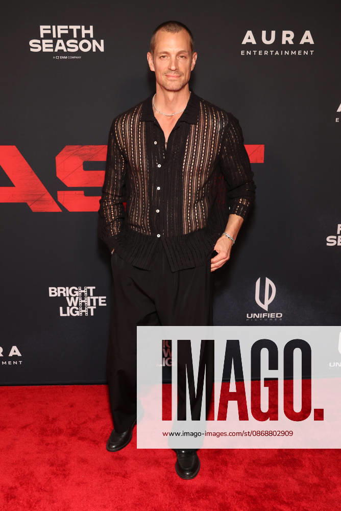 Inside arrivals for the Los Angeles premiere of The Beast at the Academy Museum of Motion Pictures Featuring: Joel Kinnaman Where: Los Angeles, California, United States When: 07 Oct 2026 Credit: Faye s Vision Cover Images . NOT FOR USE BY NEWSPAPERS BASED IN THE UK.